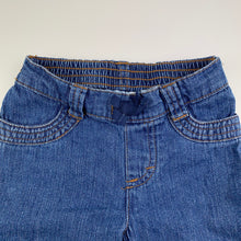 Load image into Gallery viewer, Girls Jumping Beans, blue denim shorts, elasticated, Inside leg: 22cm, GUC, size 3