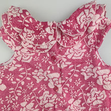 Load image into Gallery viewer, Girls Pippa &amp; Julie, pink  &amp; white floral party top, NEW, size 12 months