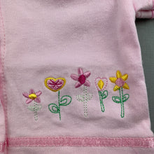 Load image into Gallery viewer, Girls pink, soft cotton embroidered top, GUC, size 00