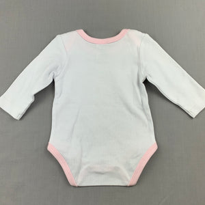 Girls Baby Berry, soft cotton bodysuit / romper, watermelon, GUC, size 000