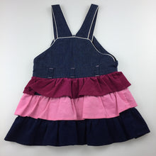 Load image into Gallery viewer, Girls Jack &amp; Milly, denim &amp; corduroy overalls / pinafore dress, EUC, size 0