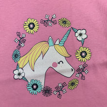 Load image into Gallery viewer, Girls Target, pink soft cotton long sleeve t-shirt / top, glitter unicorn, NEW, size 2