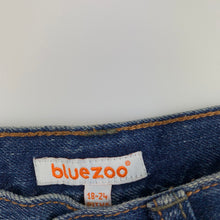 Load image into Gallery viewer, Boys Blue Zoo, blue denim jeans, adjustable, EUC, size 2