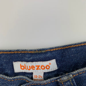 Boys Blue Zoo, blue denim jeans, adjustable, EUC, size 2