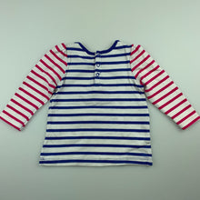 Load image into Gallery viewer, Girls Target, stretchy striped long sleeve t-shirt / top, EUC, size 00
