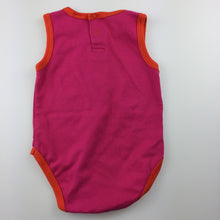 Load image into Gallery viewer, Girls Baby Now, pink cotton sleeveless bodysuit / romper, EUC, size 00