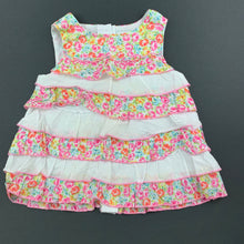 Load image into Gallery viewer, Girls First Impressions, floral cotton party dress, FUC, size 12 months