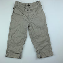 Load image into Gallery viewer, Boys Stix n Stones, lightweight cotton pants, elasticated, GUC, size 1