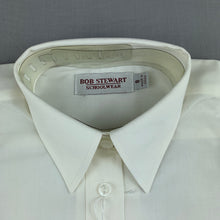 Load image into Gallery viewer, Boys Bob Stewart Schoolwear, cream long sleeve school shirt, NEW, size 8