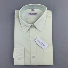 Load image into Gallery viewer, Boys Bob Stewart Schoolwear, cream long sleeve school shirt, NEW, size 10