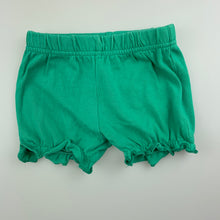 Load image into Gallery viewer, Girls Target, green soft cotton shorts, GUC, size 00