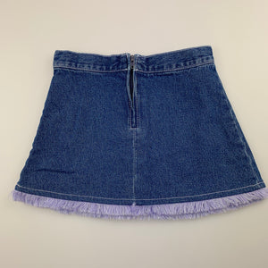 Girls denim, casual skirt, W: 48cm, GUC, size 12 months