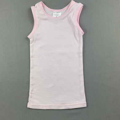 Girls Target, pink cotton singlet / t-shirt / top, EUC, size 000