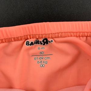 Girls Babies R Us, orange swim shorts / bottoms, EUC, size 00