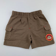 Load image into Gallery viewer, Boys Dymples, soft feel cargo shorts, elasticated, GUC, size 000