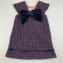 Load image into Gallery viewer, Girls Origami, lined woven party dress , GUC, size 1