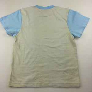 Boys Kiwi Casual, cotton t-shirt / tee, NZ Down Under, GUC, size 6-7