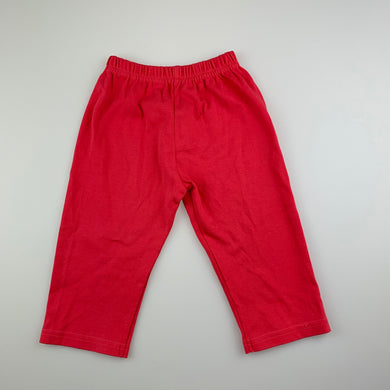 Girls pink, soft cotton pants / bottoms, FUC, size 00