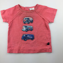 Load image into Gallery viewer, Girls Jack &amp; Milly, pink cotton t-shirt / top, Combi Vans, GUC, size 00