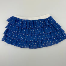 Load image into Gallery viewer, Girls Original Marines, cotton lined tiered tulle skirt, GUC, size 1-2