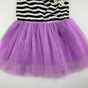 Girls Sandy Kids, black & white stripe tutu party dress, NEW, size 1