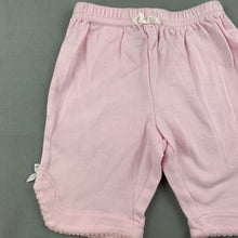 Load image into Gallery viewer, Girls Now, pink cotton bottoms, elasticated, FUC, size 000