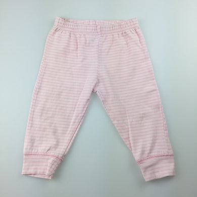 Girls Target, ponk & white stripe pants / bottoms, FUC, size 00