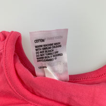 Load image into Gallery viewer, Girls Tiny Little Wonders, pink cotton tank top / t-shirt, EUC, size 00