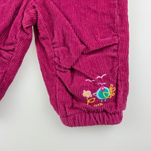 Load image into Gallery viewer, Girls Woolworths, cute cotton lined corduroy pants, elasticated, GUC, size 00