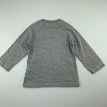 Load image into Gallery viewer, Boys St Bernard, grey long sleeve Christmas t-shirt / top, EUC, size 0