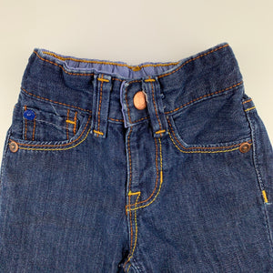 Boys Baby Gap, blue denim jeans, elasticated, EUC, size 00