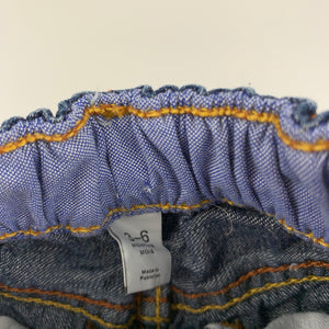 Boys Baby Gap, blue denim jeans, elasticated, EUC, size 00