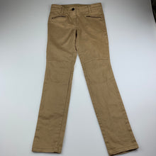 Load image into Gallery viewer, Girls Next, soft feel stretch cotton pants, adjustable, Inside leg: 68cm, EUC, size 10