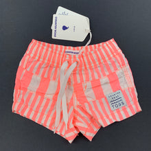 Load image into Gallery viewer, Boys Country Road, fluoro lightweight cotton shorts / boardies, NEW, size 000
