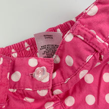 Load image into Gallery viewer, Girls Target, pink lightweight cotton shirts, elasticated, GUC, size 000