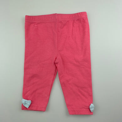 Girls Target, pink soft stretchy leggings / bottoms, GUC, size 00