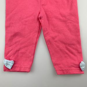 Girls Target, pink soft stretchy leggings / bottoms, GUC, size 00