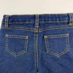Girls Emerson, blue stretch denim jean shorts, adjustable, GUC, size 2