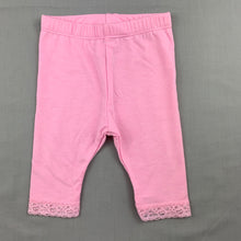 Load image into Gallery viewer, Girls Dymples, pink soft stretchy leggings / bottoms, EUC, size 00