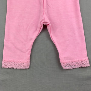 Girls Dymples, pink soft stretchy leggings / bottoms, EUC, size 00