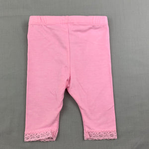 Girls Dymples, pink soft stretchy leggings / bottoms, EUC, size 00