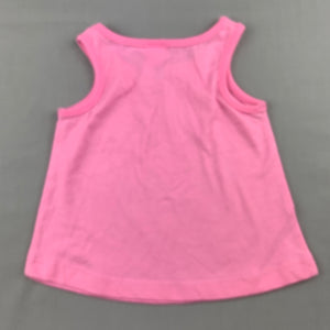 Girls Kids & Co Baby, pink cotton tank top / t-shirt, EUC, size 000