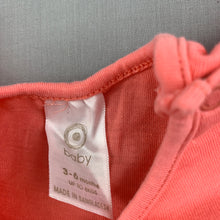 Load image into Gallery viewer, Girls Target, coral cotton t-shirt / top, dream big, EUC, size 00