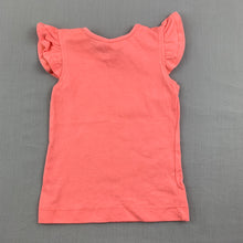 Load image into Gallery viewer, Girls Target, coral cotton t-shirt / top, dream big, EUC, size 00