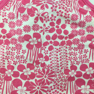 Girls Target, pink & white cotton floral summer dress, GUC, size 00