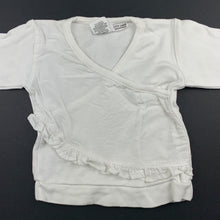 Load image into Gallery viewer, Girls Gaia, white organic cotton long sleeve top, GUC, size 00