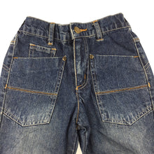 Load image into Gallery viewer, Boys Supa Dupa, blue denim jeans, elasticated waist, GUC, size 3