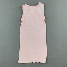 Load image into Gallery viewer, Girls Target, pink ribbed cotton singlet / t-shirt / top, GUC, size 000