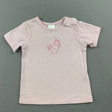 Load image into Gallery viewer, Girls Target, pink t-shirt / top, unicorn, GUC, size 00