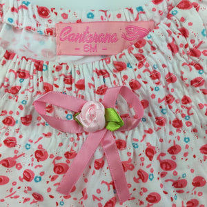 Girls Cantarana, summer floral flutter sleeve top, EUC, size 6 months
